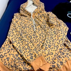 Maurices large hoodie tunic